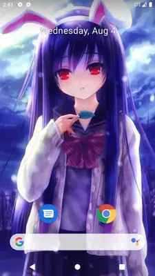 Cute Anime Girl Wallpaper android App screenshot 0