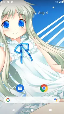 Cute Anime Girl Wallpaper android App screenshot 1