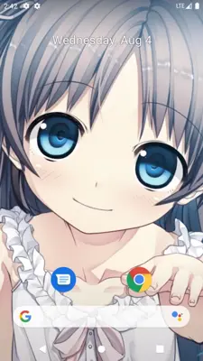 Cute Anime Girl Wallpaper android App screenshot 2